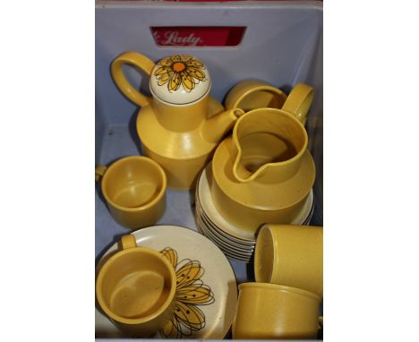 A TRAY OF MIDWINTER FLOWERSONG TEAWARE 