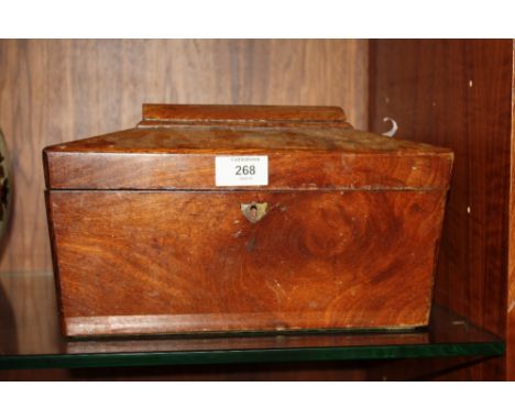 A VINTAGE TEA CADDY