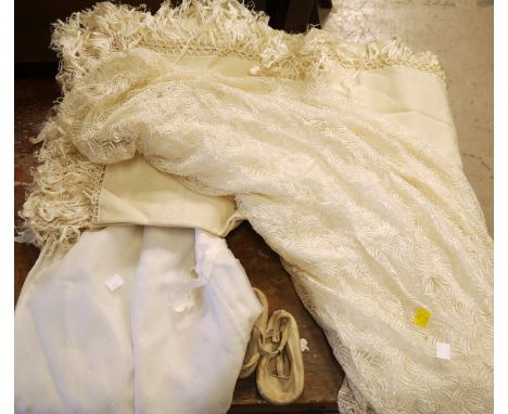 2 vintage christening dresses etc.