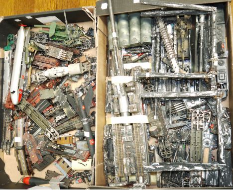 A scratch built scale model of 'Big Bertha' and other similar items from the German WWII period