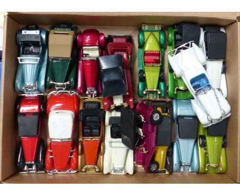 A selection of vintage and later diecast vehicles including Matchbox etc