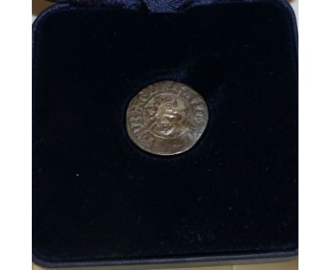 An Edward I Longcross silver 1d