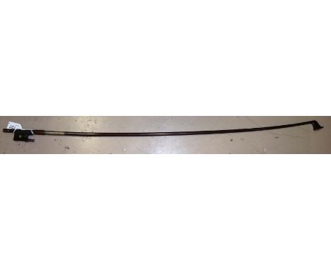 A silver mounted bow stamped DODD 291/4''