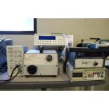Hewlett Packard 2802A Thermometer & Fluke 8010A Digital Multimeter & Cole-Parmer Instrument