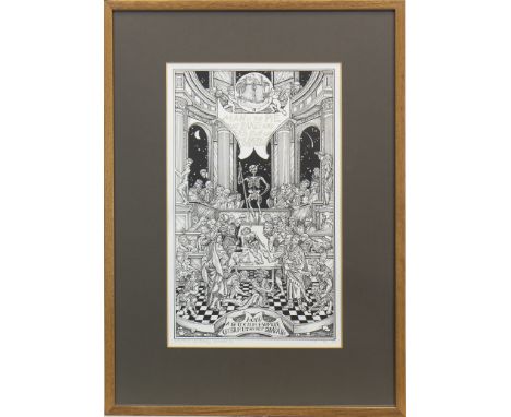 * ALASDAIR GRAY (SCOTTISH b 1934 - ), LANARK - BOOK TWO lithograph, signed, inscribed, dated 19.2.81, and numbered 30/45 in p