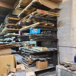 7 TIER CANTILEVER STEEL STORAGE RACK - MAX - 3000LB PER TIER (DOES NOT INCLUDE INVENTORY)