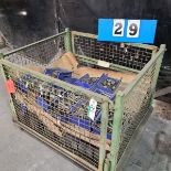 WIRE TOTE W/LARGE ASSORTMENT OF UNITOOL PUNCHES AND DIE PARTS
