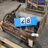 WIRE TOTE W/PEDESTAL PIPE BENDER ASST'D DIES, 18" 4 JAW LATHE CHUCK
