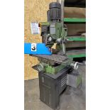 MILL-DRILL - ADVANCE RONG FU RF-40 GEARED HEAD VERTICLE MILL/DRILL, 8-1/4" X 28-3/4" TABLE, 220V/