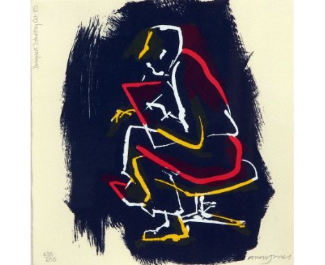 ALLEN JONES, SIGNED IN PENCIL TO IMAGE, LIMITED EDITION (635/650) COLOURED LITHOGRAPH, Inscribed Designers Saturday Oct 85 , 