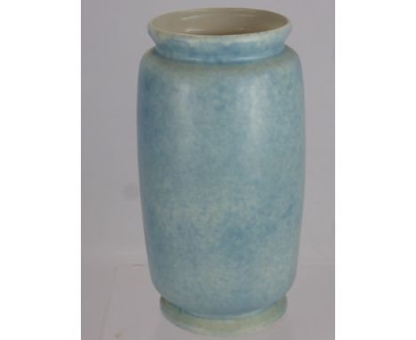 Chameleon Ware Clews & Co., Blue Ceramic Vase, together with two Poole Pottery blue vases. (3)