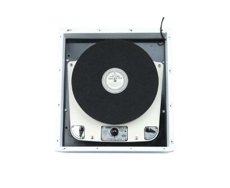 Garrard 301 Transcription Turntable,English, c.1957/58, recently serviced Garrad 301 with its original manual and matching se