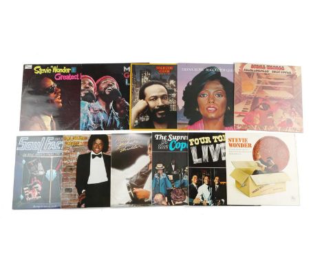 Vinyl Records, VRG8Tamla Motown / Soul LPs, approximately thirty-five albums including, Marvin Gaye, Michael Jackson, Stevie 