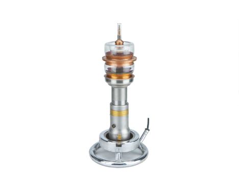 Large Electron Tube / Valve, as a Retirement Gift,With a brass plaque to the front engraved 'To CATvSCW Guiding Light on your