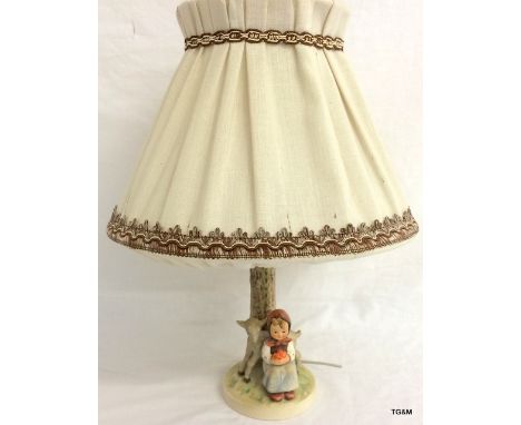 A Hummel (Goebel) 1960-1972 'Good Friends' table lamp Hum 228 trademark 3