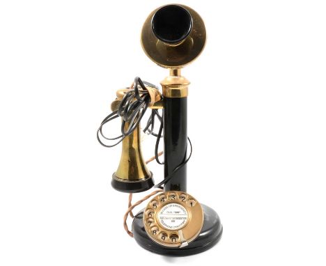 Vintage stick telephone, GPO W-26/4001 No.1, 31cm.