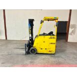 2020 Hyster 4,000-LB. Capacity Stand-Up Forklift, Model E40HSD3-21, S/N C219N05211U, 36 Volt Battery