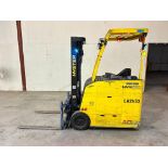 2020 Hyster 4,000-LB. Capacity Stand-Up Forklift, Model E40HSD3-21, S/N C219N05197U, 36 Volt Battery