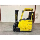 2020 Hyster 4,000-LB. Capacity Stand-Up Forklift, Model E40HSD3-21, S/N C219N05193U, 36 Volt Battery