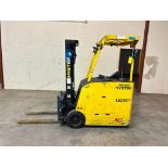 2020 Hyster 4,000-LB. Capacity Stand-Up Forklift, Model E40HSD3-21, S/N C219N05209U, 36 Volt Battery