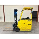 2020 Hyster 4,000-LB. Capacity Stand-Up Forklift, Model E40HSD3-21, S/N C219N0500U, 36 Volt Battery,