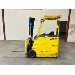2020 Hyster 4,000-LB. Capacity Stand-Up Forklift, Model E40HSD3-21, S/N C219N05222U, 36 Volt Battery