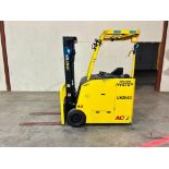 2020 Hyster 4,000-LB. Capacity Stand-Up Forklift, Model E40HSD3-21, S/N C219N052001U, 36 Volt Batter