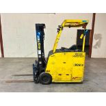 2020 Hyster 4,000-LB. Capacity Stand-Up Forklift, Model E40HSD3-21, S/N C219N05206U, 36 Volt Battery