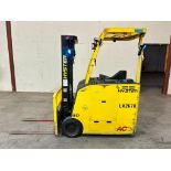 2020 Hyster 4,000-LB. Capacity Stand-Up Forklift, Model E40HSD3-21, S/N C219N05226U, 36 Volt Battery