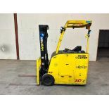 2020 Hyster 4,000-LB. Capacity Stand-Up Forklift, Model E40HSD3-21, S/N C219N05214U, 36 Volt Battery
