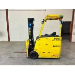 2020 Hyster 4,000-LB. Capacity Stand-Up Forklift, Model E40HSD3-21, S/N C219N05224U, 36 Volt Battery