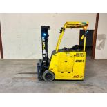 2020 Hyster 4,000-LB. Capacity Stand-Up Forklift, Model E40HSD3-21, S/N C219N05210U, 36 Volt Battery