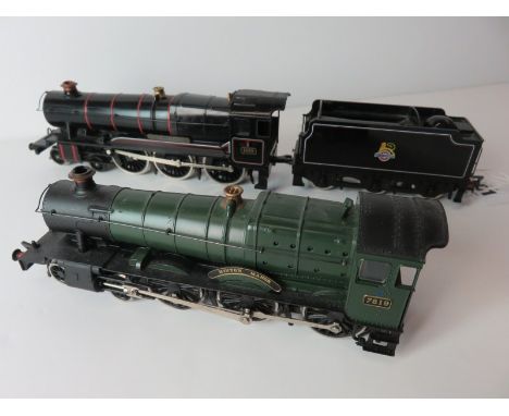 OO GAUGE ENGINE COUNTY MERRINETH No 109, in the black British Railways livery, also OO gauge Hinton Manor No 7019 in the Brit