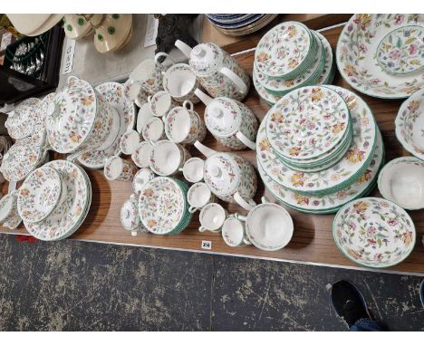 Mintons Hadden Hall pattern. An extensive dinner, tea and coffee service. 