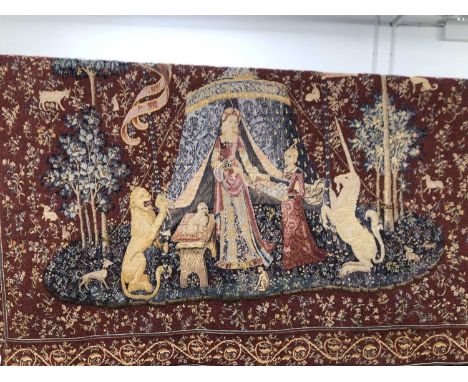 A french style tapestry banner.
