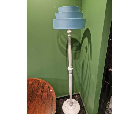 A standard lamp. 
