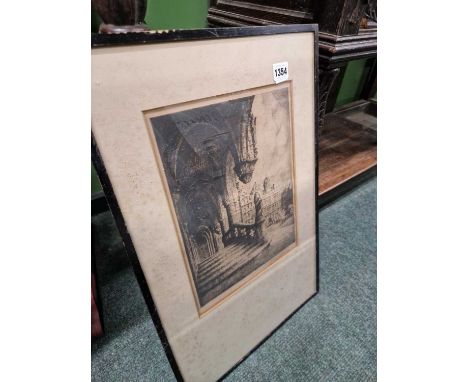 A pencil-signed etching.