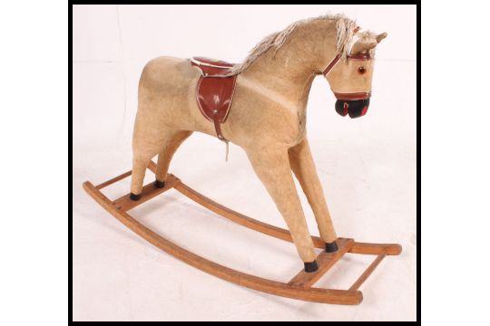 corduroy rocking horse