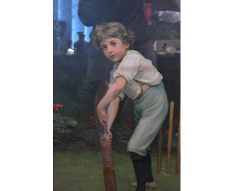 After Philip Hermogenes Calderon - Captain of the Eleven, late 19th Century lithographic colour print, published for Pears, w