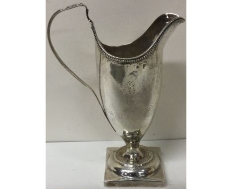 A George III silver jug. London 1805. Approx. 105 grams. Est. £70 - £90