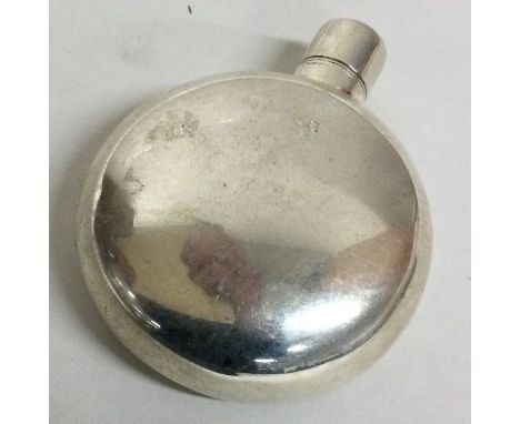 A Victorian silver scent flask. London 1882. By SM.  Approx. 511 grams. Est. £100 - £200.