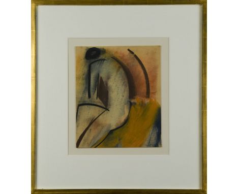 Mary Stork (British, 1938-2007) Nudesigned and dated 'STORK 07.12.05' (lower right)mixed media32 x 27cm
