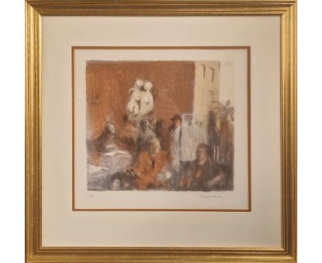Bernard Dunstan RA (British, 1920-2017) The Friend's Roomsigned in pencil lower right and numbered 5/200lithograph40cm x 43cm