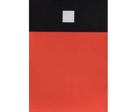 § Aurelie Nemours (French, 1910-2005) Untitled in Red and Navysigned, dated and numbered 50/100 to the reversesilkscreen, unf