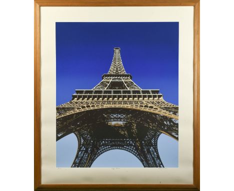 § Ben Johnson (British, 1946-) Eiffel Towersigned 'Ben Johnson' (lower right); numbered 17/200limited edition screenprint in 