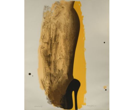 § Allen Jones RA (British, 1937-) Leg Splashsigned and dated 'allenjones 70' (lower right); artist's prooflithograph65 x 50cm