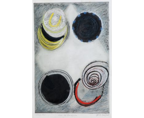§ Terry Frost RA (British, 1915-2003) Ride to Cordobasigned, inscribed and dated ‘Collage Proof Ride to Cordoba 89-19 Terry F