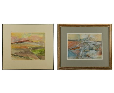 Beverley Peter Meyers (British, 1949-2016) Two watercolour works of landscapesrespectively signed and dated 'BEVERLEY 83' (lo