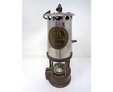 An Eccles protector type 6RS miner's lamp.