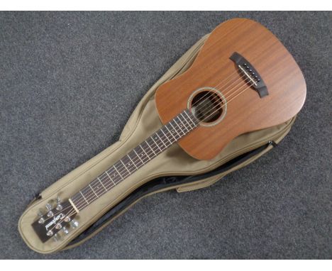 A Tanglewood Winterleaf model TW2T acoustic guitar in carry bag.